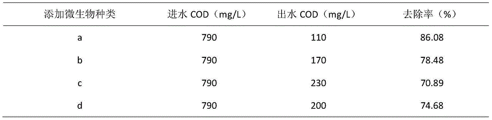 Compound microbial agent for aerobic treatment on food processing wastewater and application of compound microbial agent