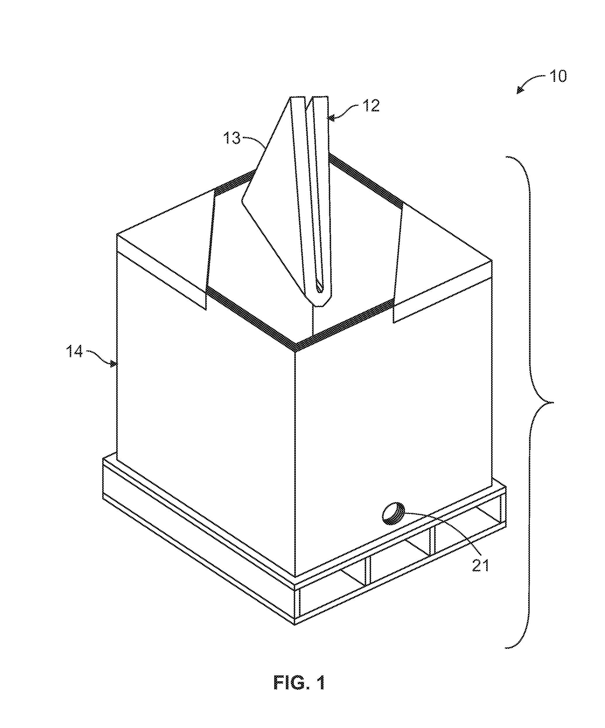 System for complete dispensing of flowable materials from a bulk shipping container