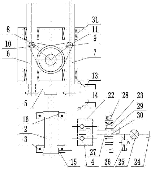 A worktable rotary device