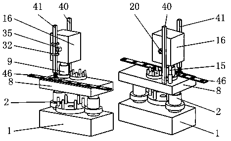 Stamping die device