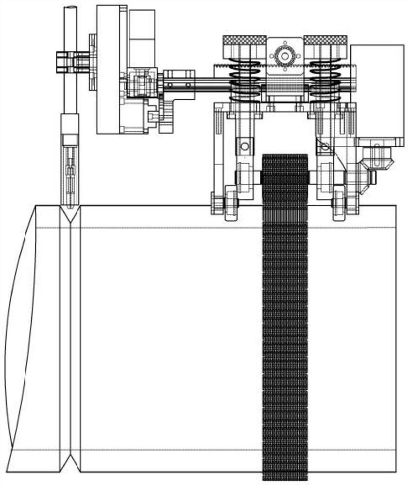 Flexible track welding tractor