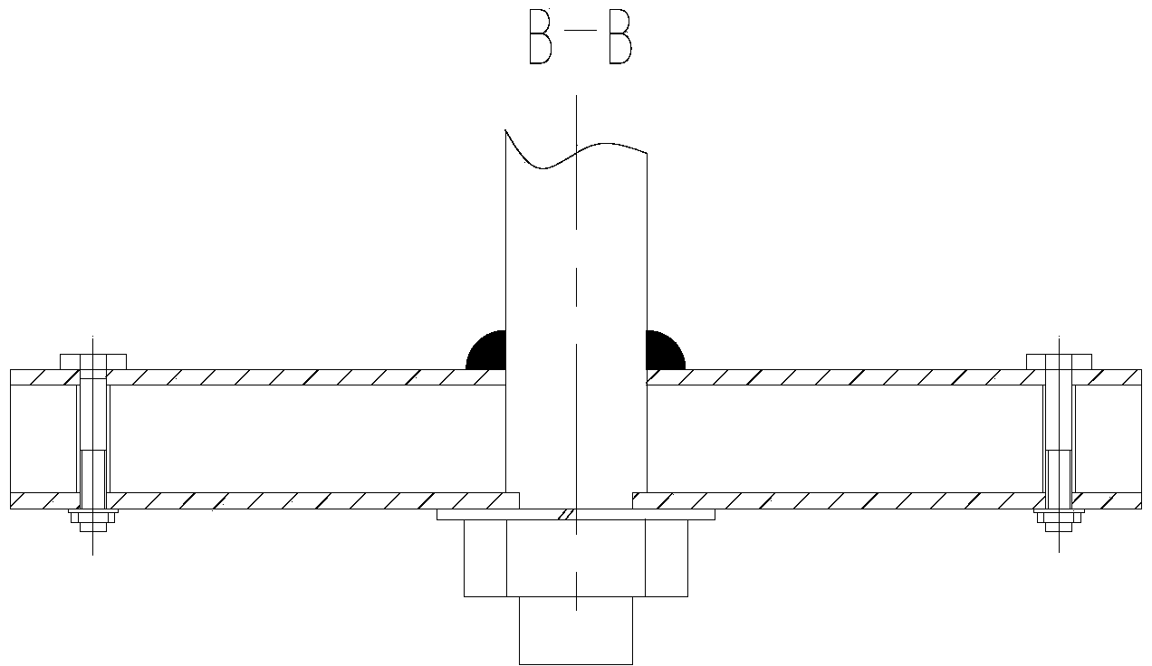 Rotation type cavitation erosion and erosive wear synergistic testing apparatus