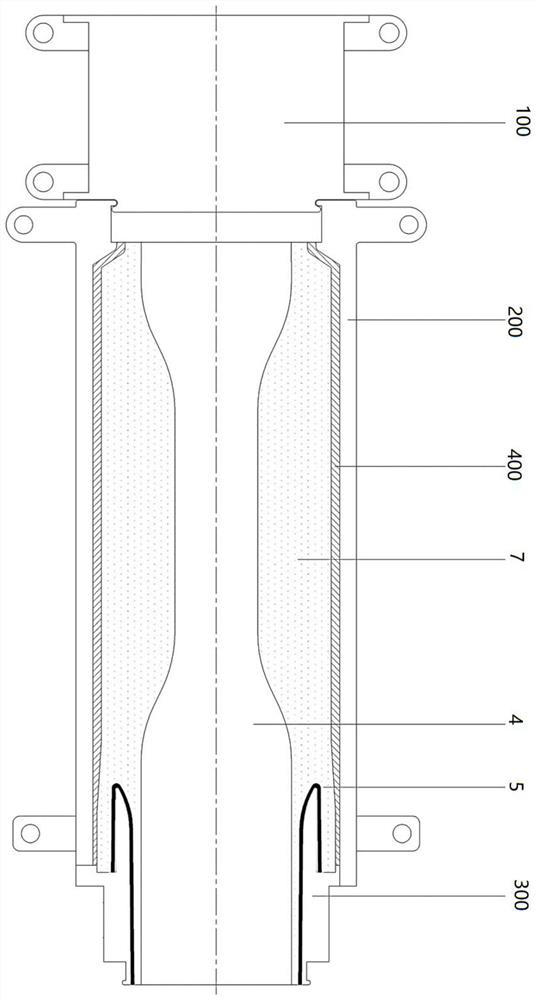 500kV and below single-core cross-linked power cable insulation joint and manufacturing process thereof