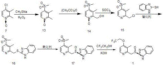 Preparation method of (R)-lansoprazole