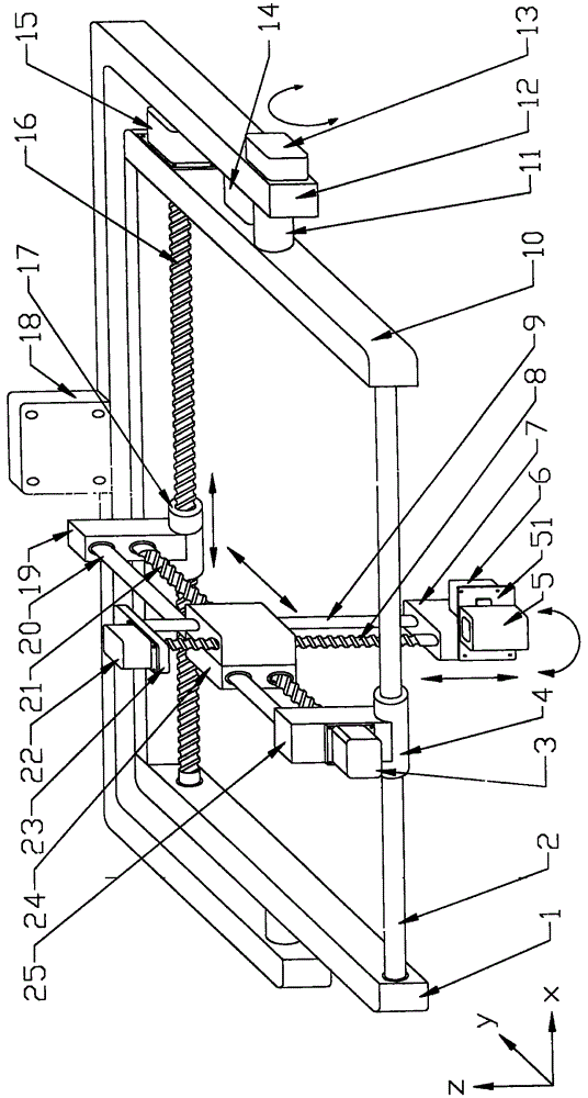 Constant-speed constant-pressure plain scanning guide rail of B ultrasound probe