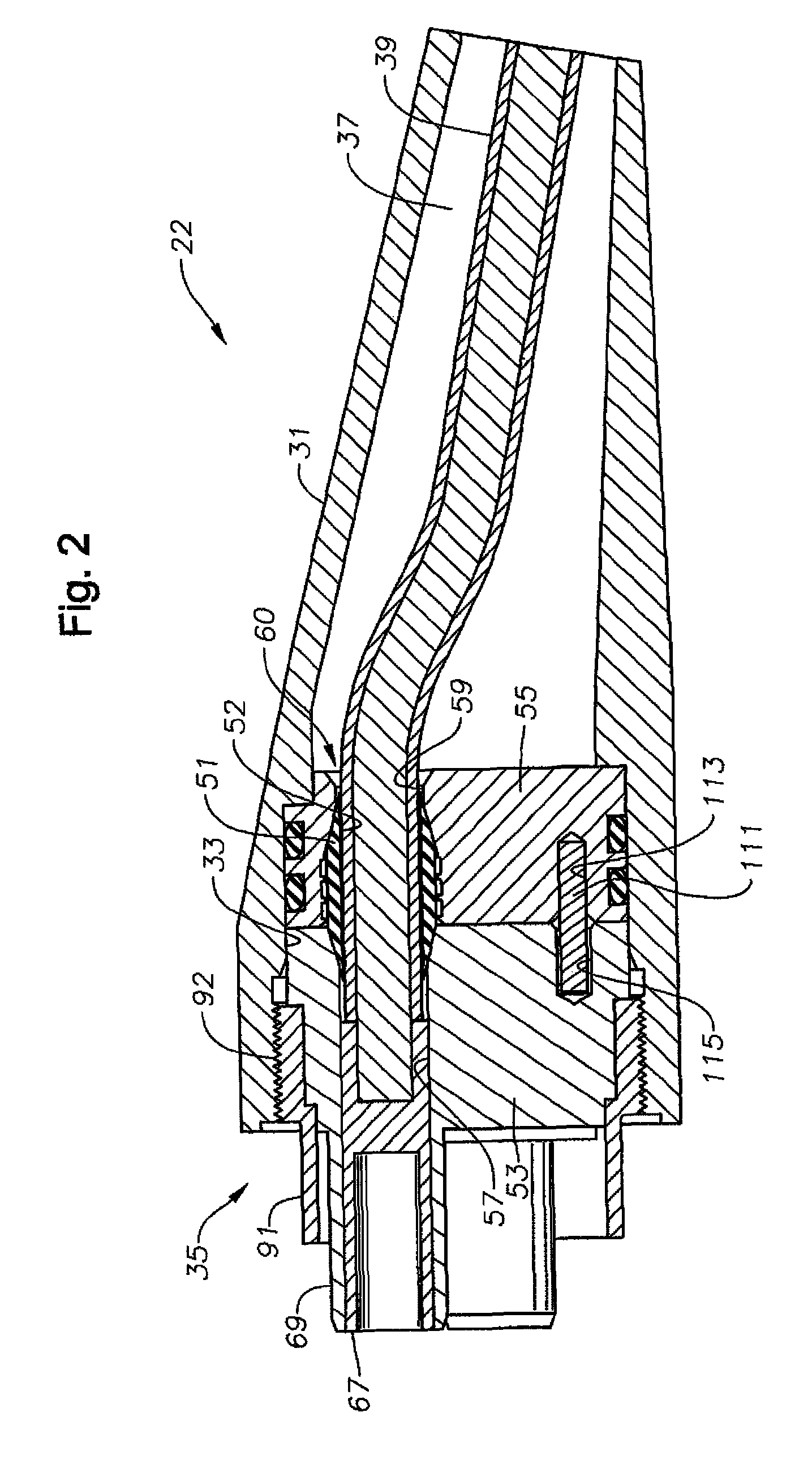 Apparatus and methods of sealing and fastening pothead to power cable