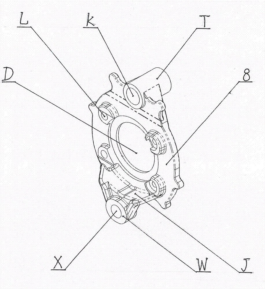 Matching single-shaft double-floating brake for heavy-duty truck