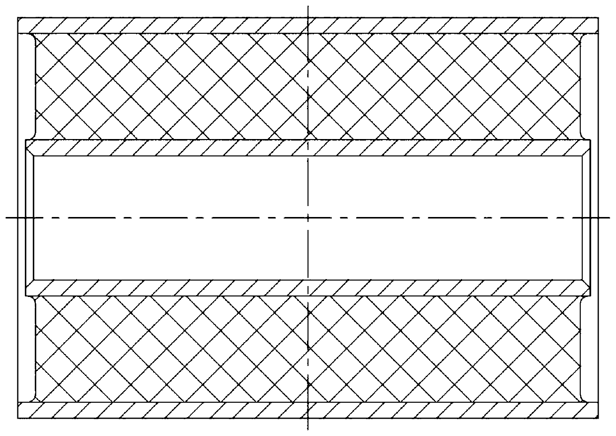 Mould pressing rubber composite product sizing material dynamic filling amount process method