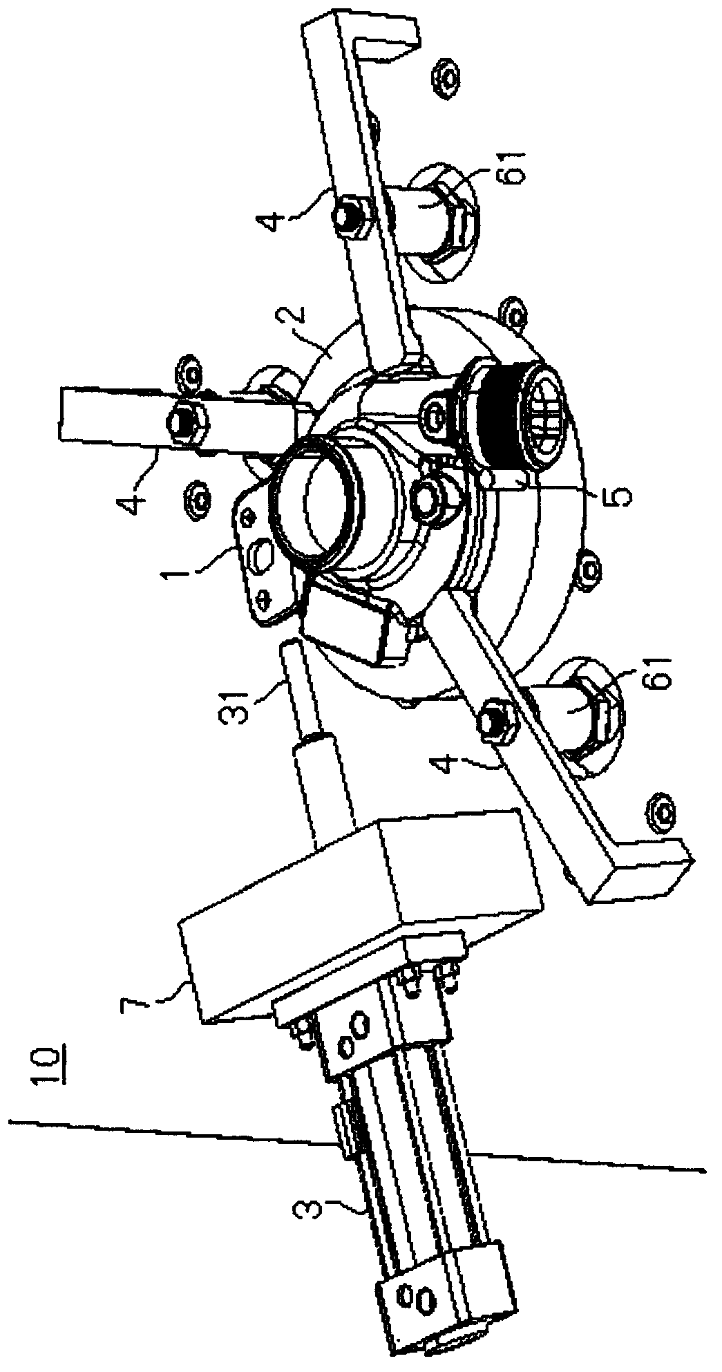 Workpiece fixing mechanism used for riveting pressure assembly machine