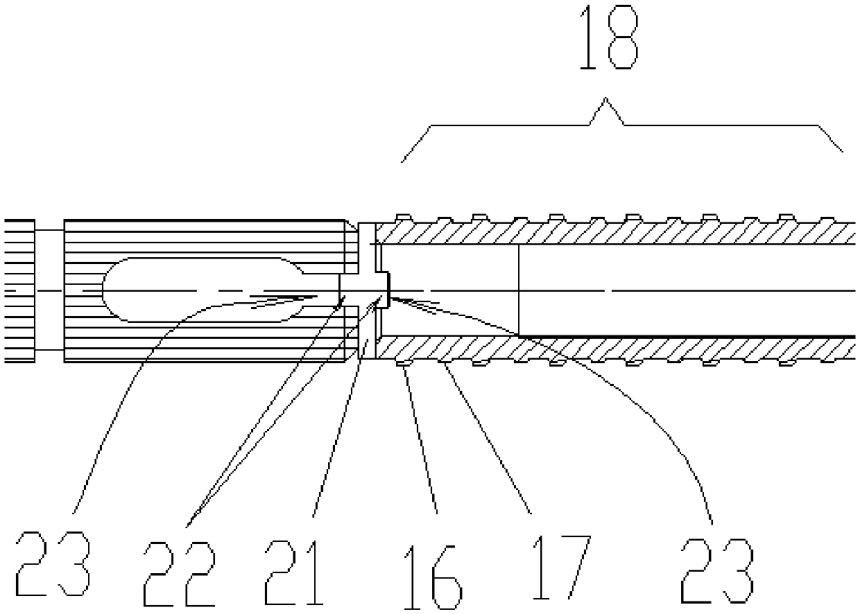 Scraping broaching tool for hard tooth face spline hole