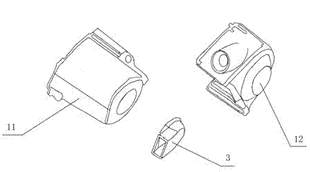 All-terrain vehicle stepless speed change cooling system device