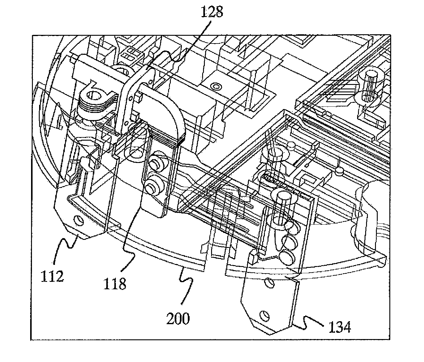 Meter with integrated high current switch