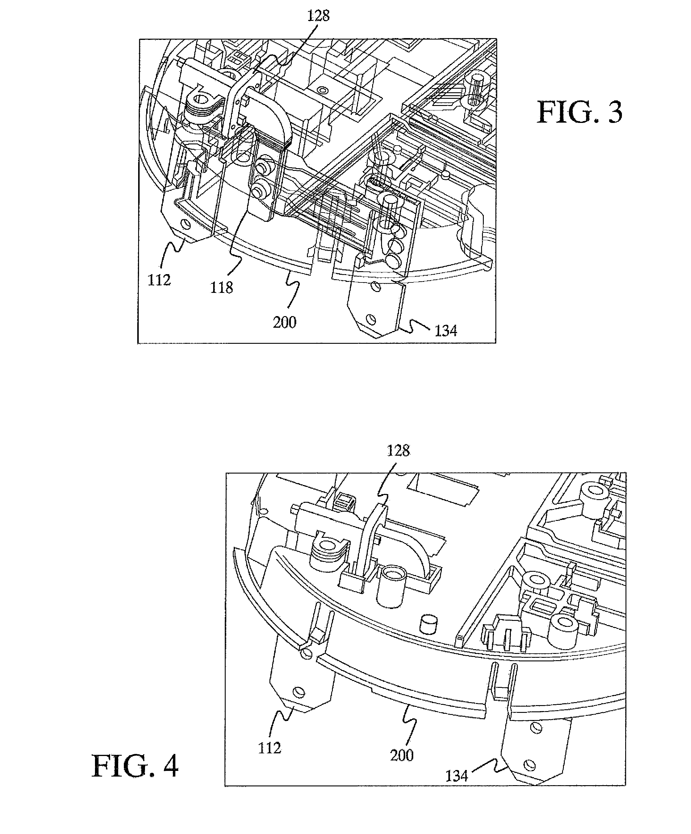 Meter with integrated high current switch