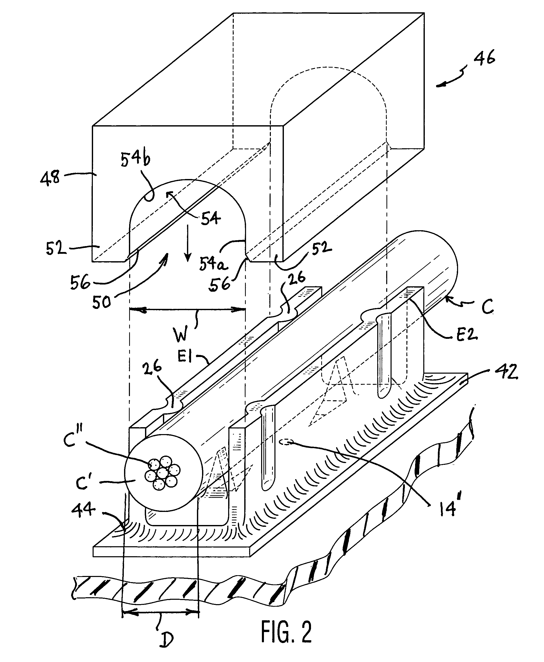 Surface mount crimp terminal and method of crimping an insulated conductor therein