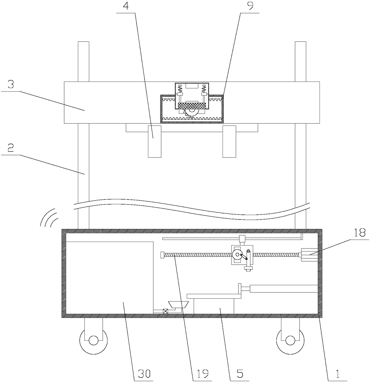 Wall building mechanical equipment with good using effect based on Internet of Things