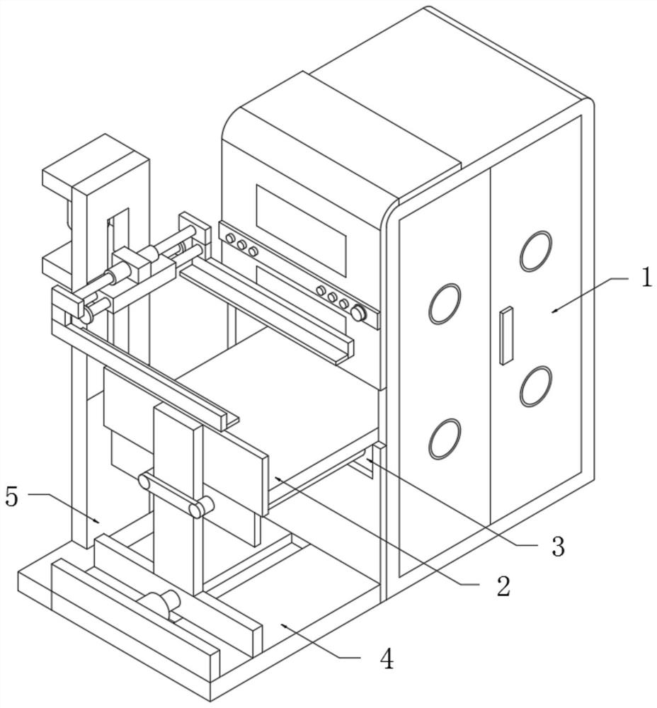 Automatic test equipment for mobile mechanical arm to grab and detect mainboard