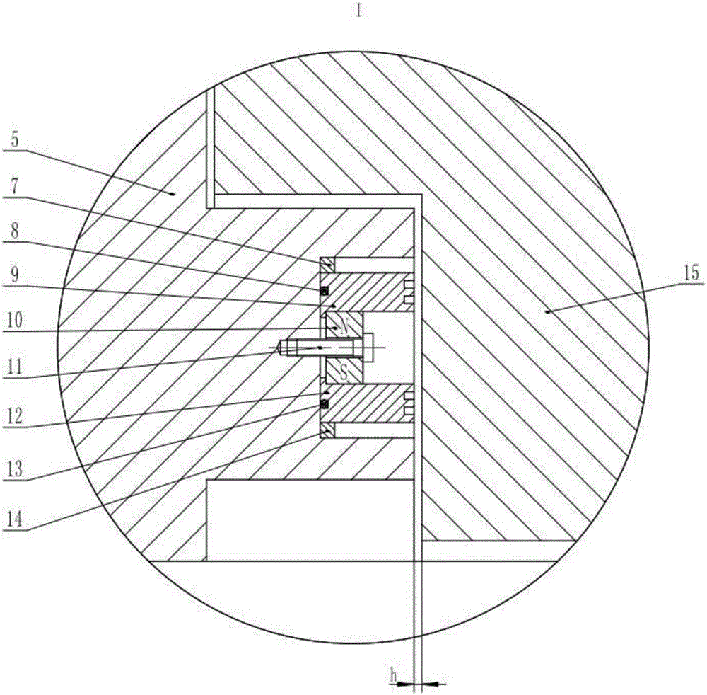 A magnetic liquid sealing device for sealing liquid