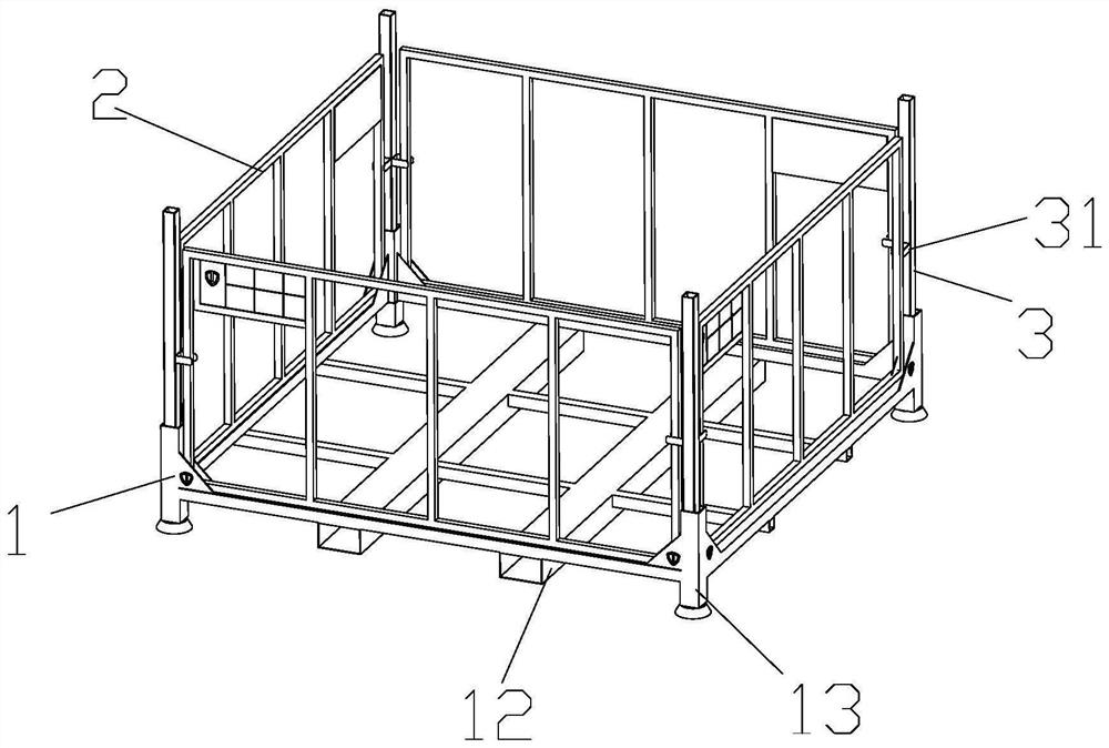 Storage and transportation logistics turnover frame