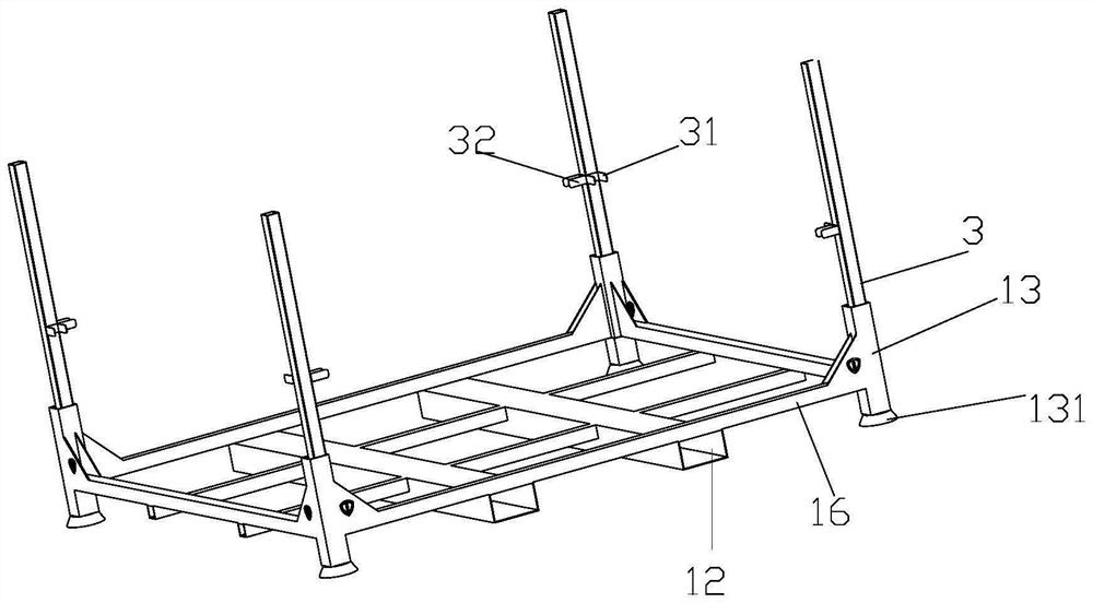 Storage and transportation logistics turnover frame