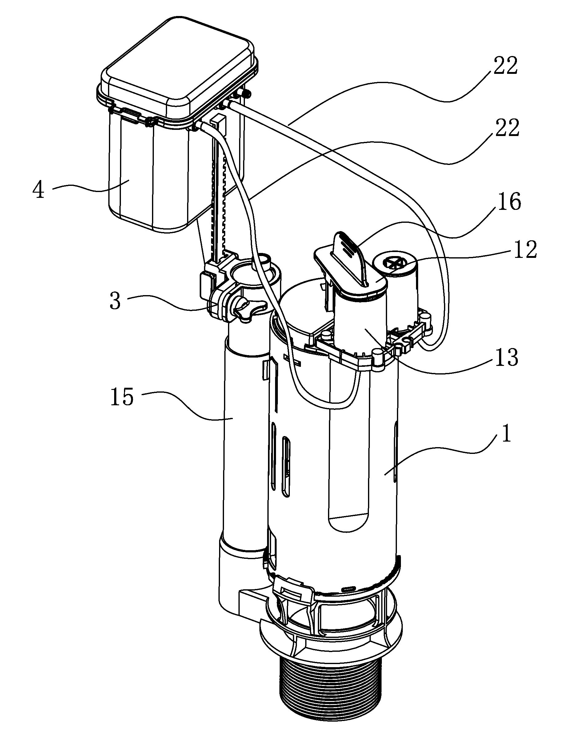 Drive valve device based on capacitive sensing