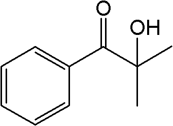 Hydroxyalkyl aryl ketone photoinitiator capable of reducing volatile organic compound (VOC) discharge until elimination of VOC discharge