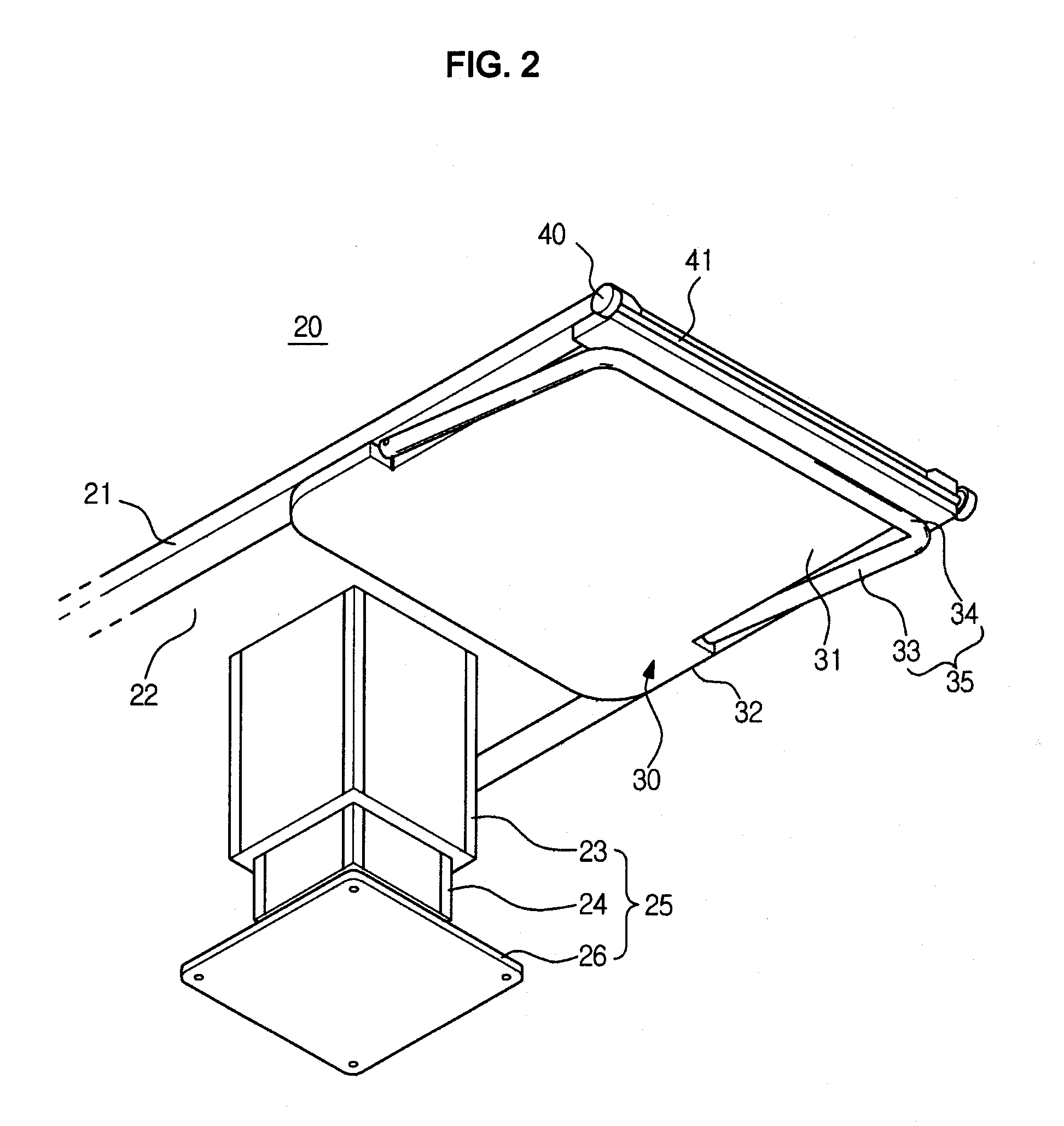 Patient table and x-ray imaging system having the same