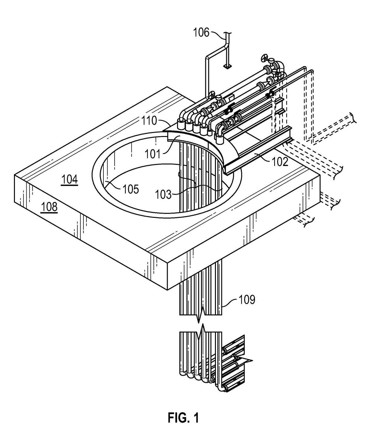 System and method for vertical piping suspension