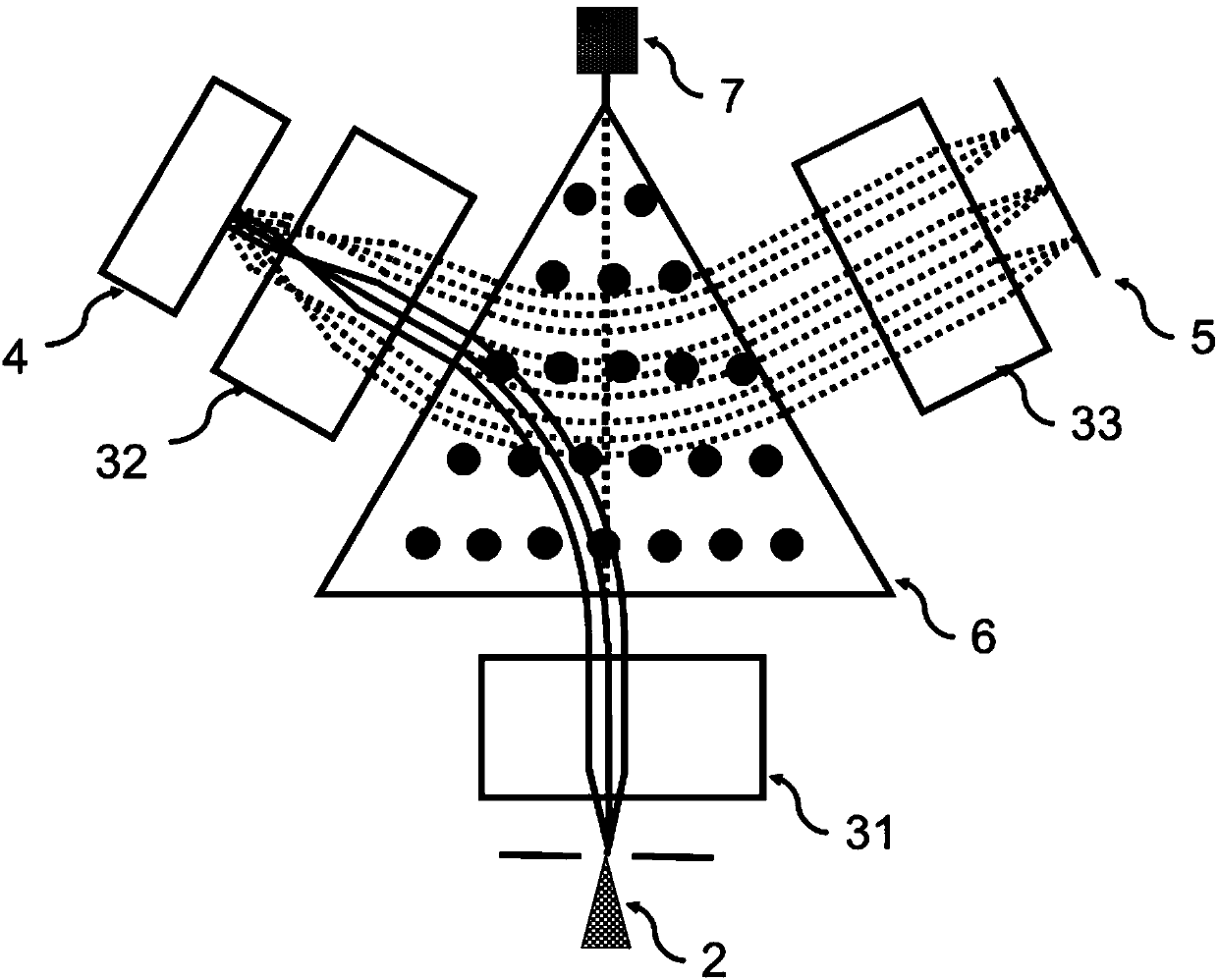 Low-energy electron diffractometer