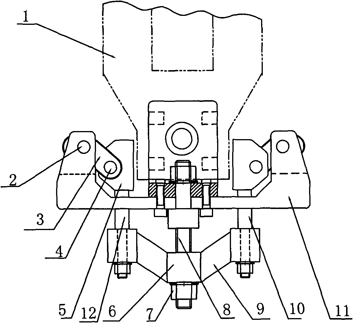 Self-positioning fixture