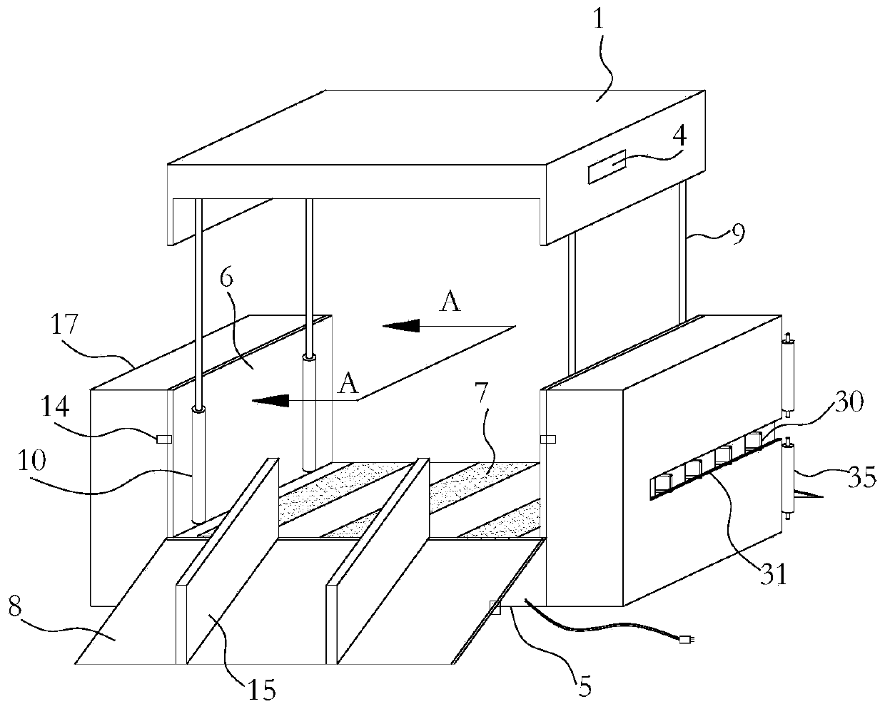 New crown detection system suitable for large-pedestrian-flow place