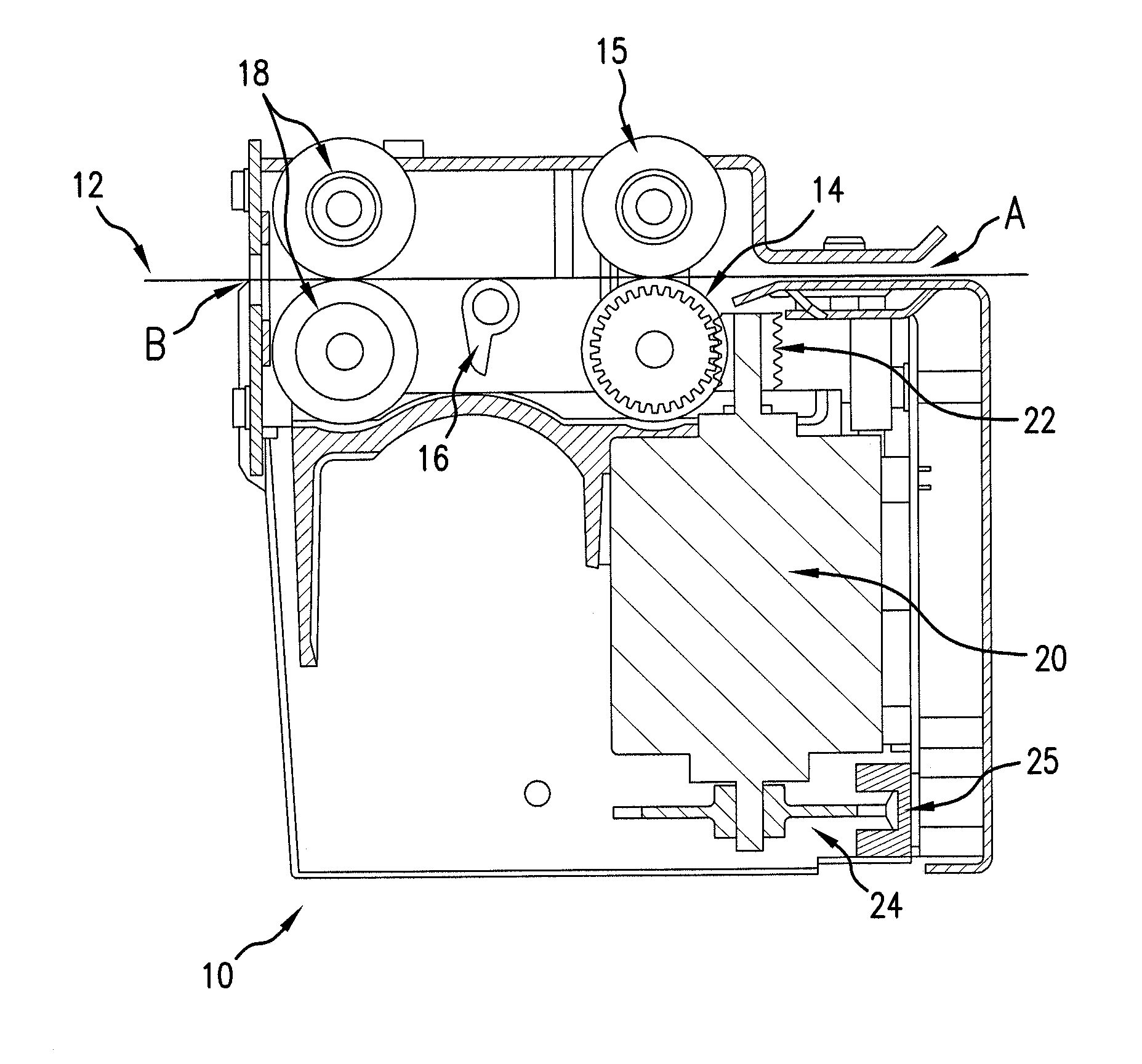 Perforated Ticket Dispensing Machine