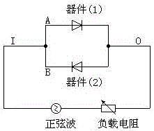 Method for prolonging service life of OLED light-emitting device through AC driving