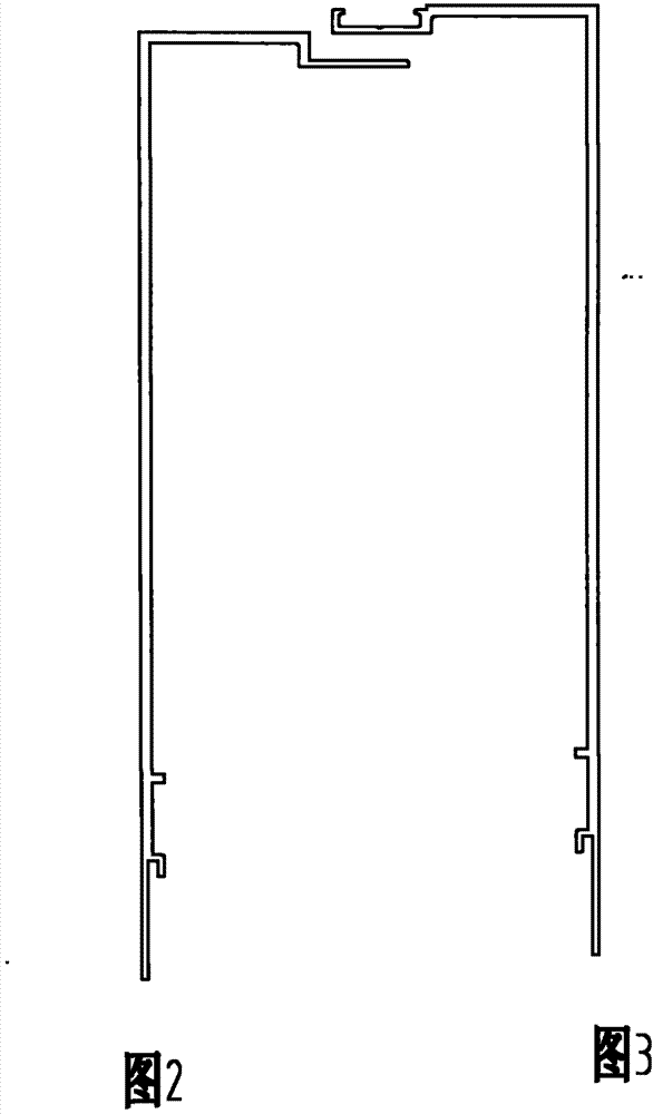 Aluminum-coated steel curtain wall section structure