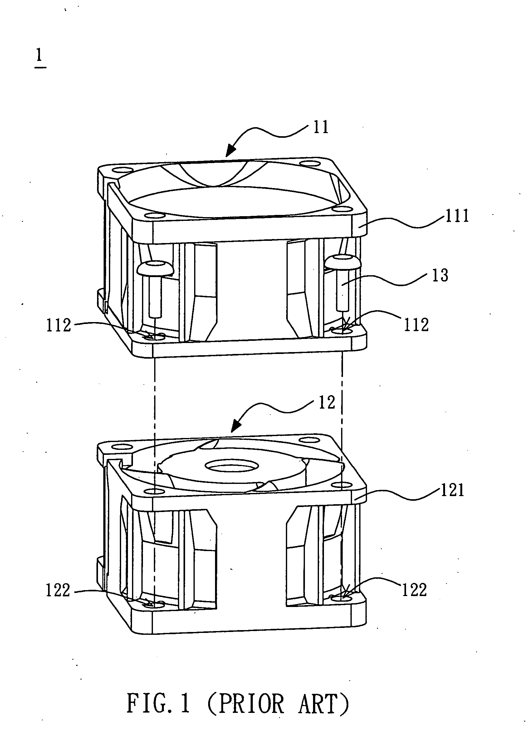 Composite fan and frame thereof