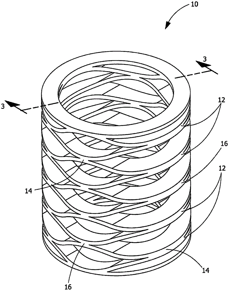 Bonded helical compression spring