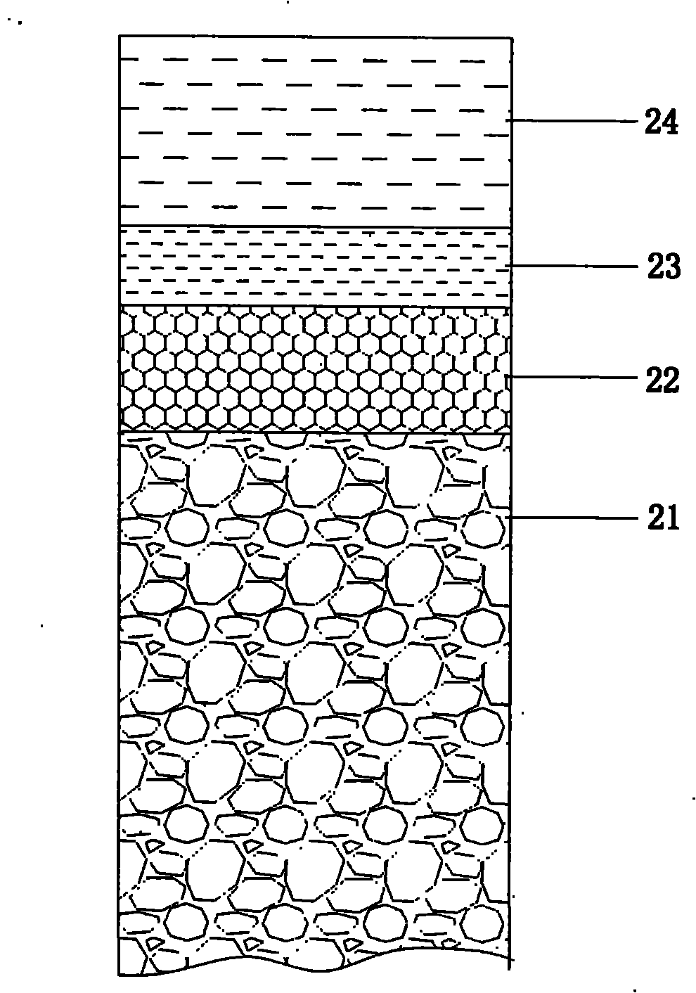 Reclamation method of subsided farm land after earthquake disaster