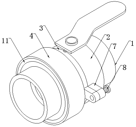 Valve with anti-freezing function