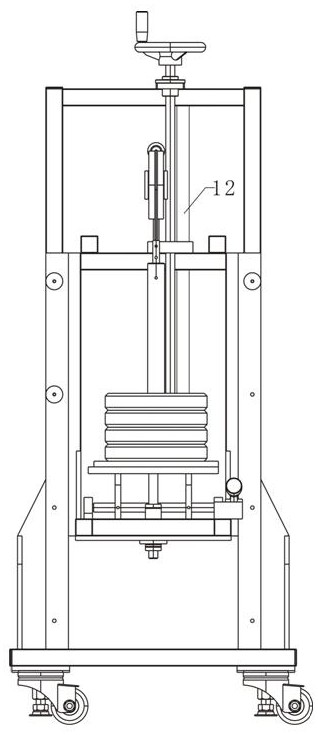 A campus lifting combination adjustable badminton training net frame and its operation method