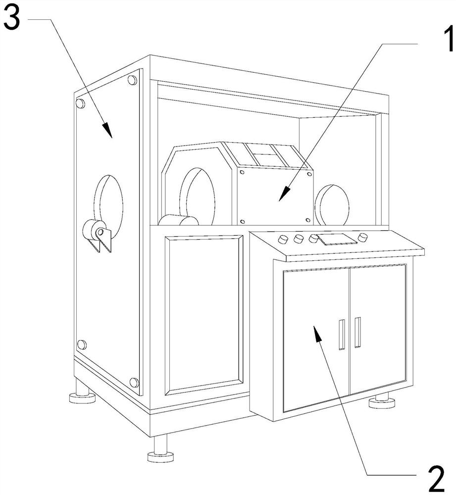 PVC pipe cutting equipment with clamping function