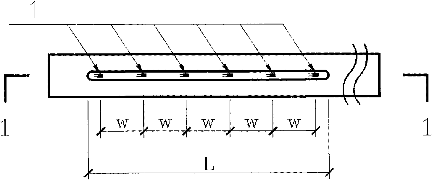 Test method for measuring bond stress between reinforcing steel bars and concrete