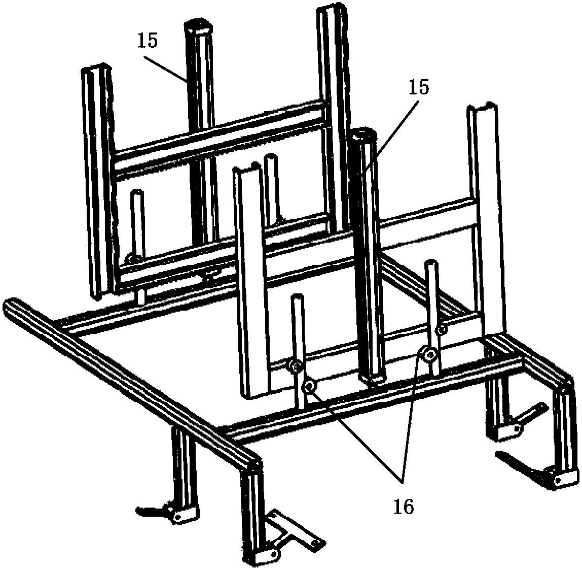 Test tool for coating suspender