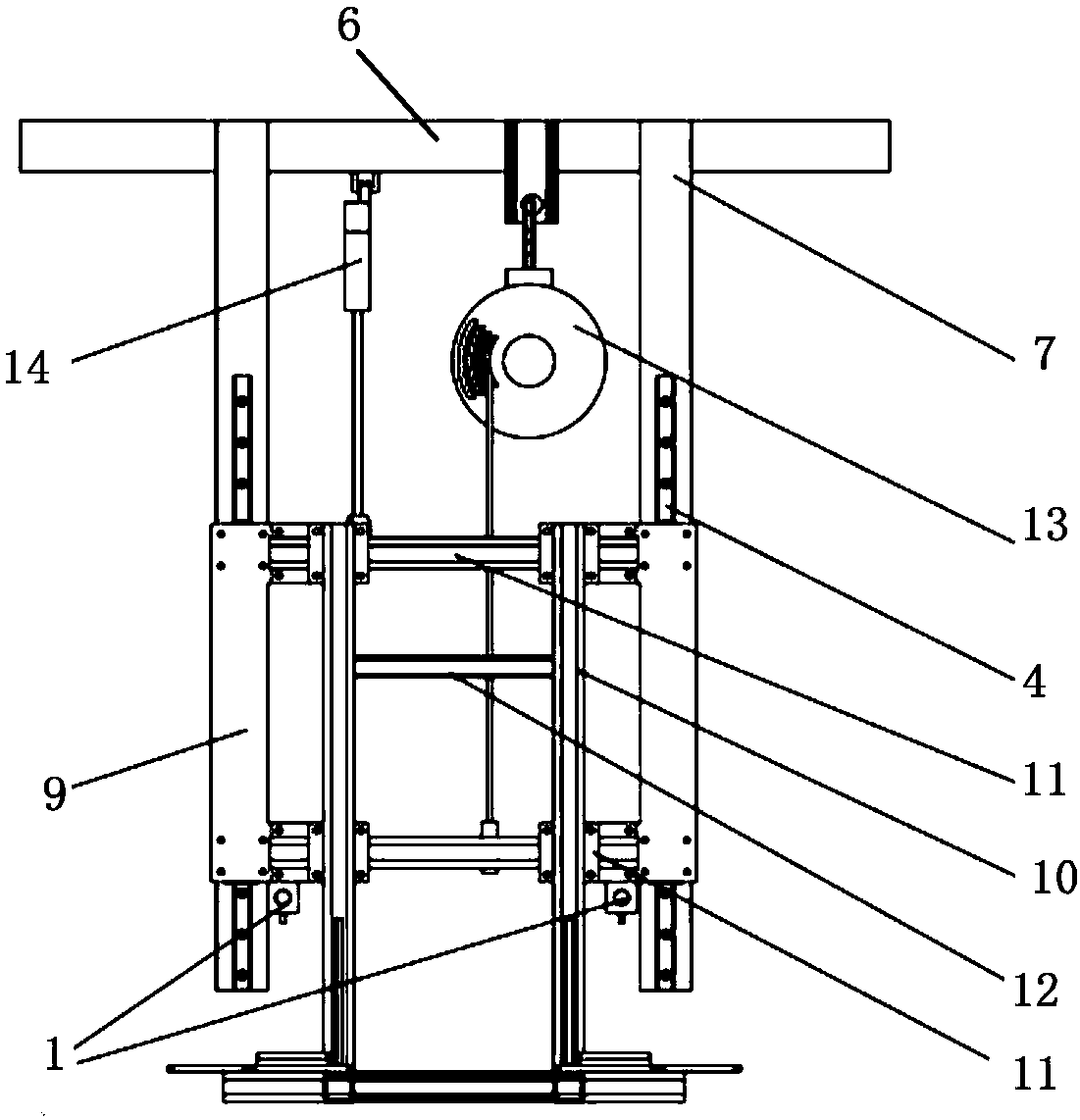 Test tool for coating suspender