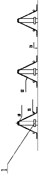 Assembling structure of steel bar truss floor bearing plate of fabricated building