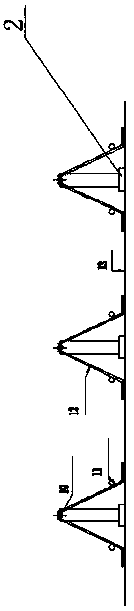 Assembling structure of steel bar truss floor bearing plate of fabricated building