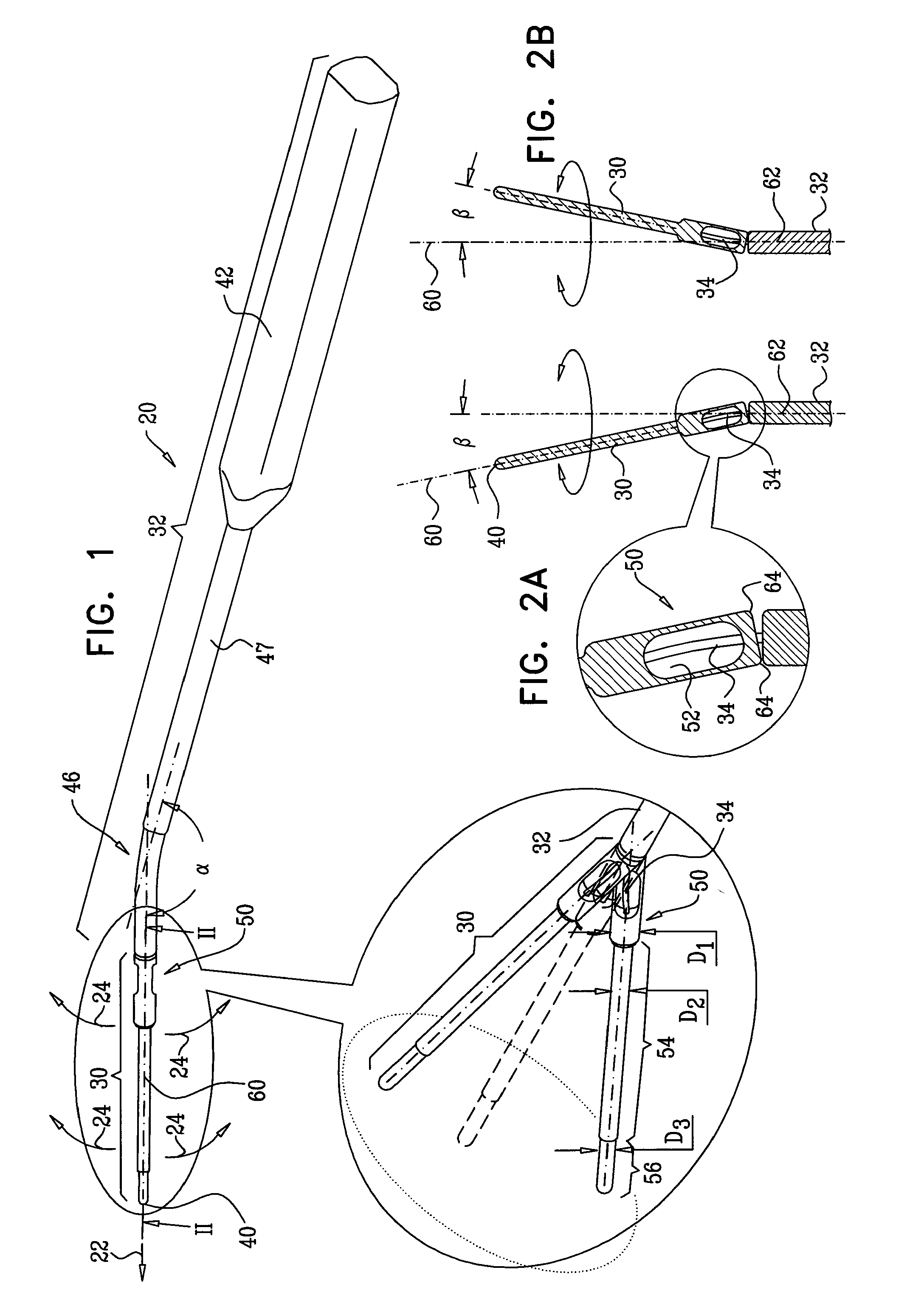 Flexible tools for preparing bony canals