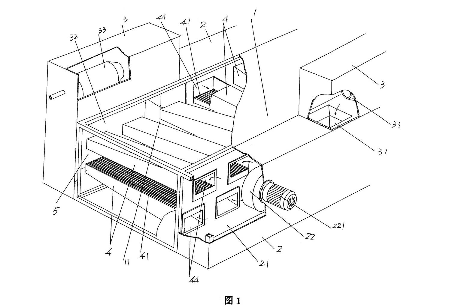 Hot air drying box