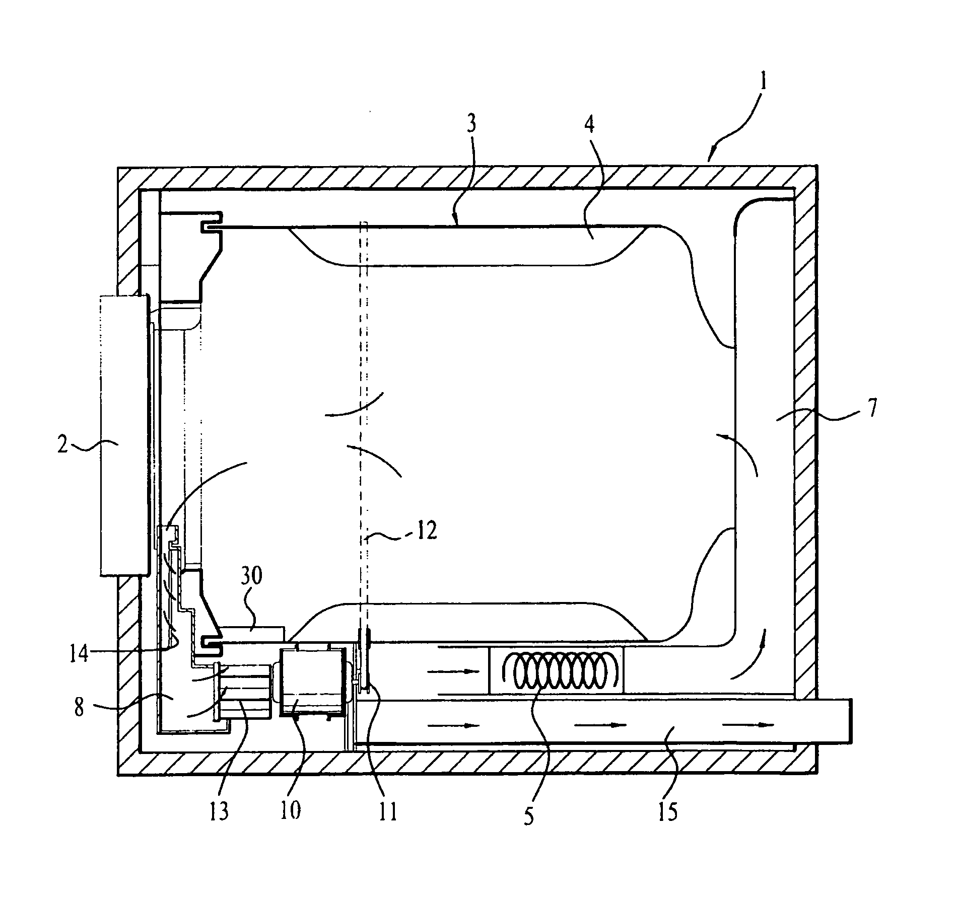 Laundry dryer and method for controlling drying course of the same