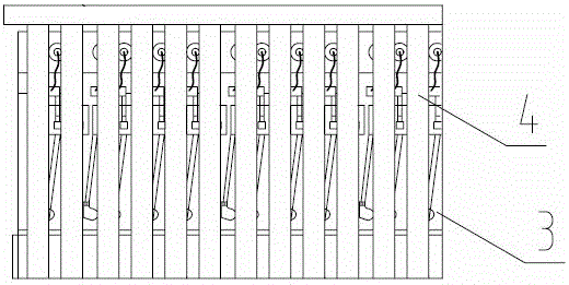 A kind of spinning process of spinning machine with external winding device