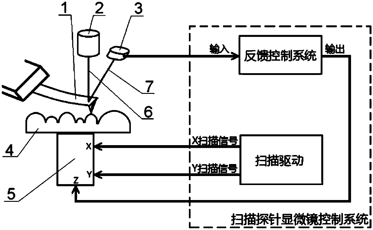 A novel scanning probe microscope detection method and system