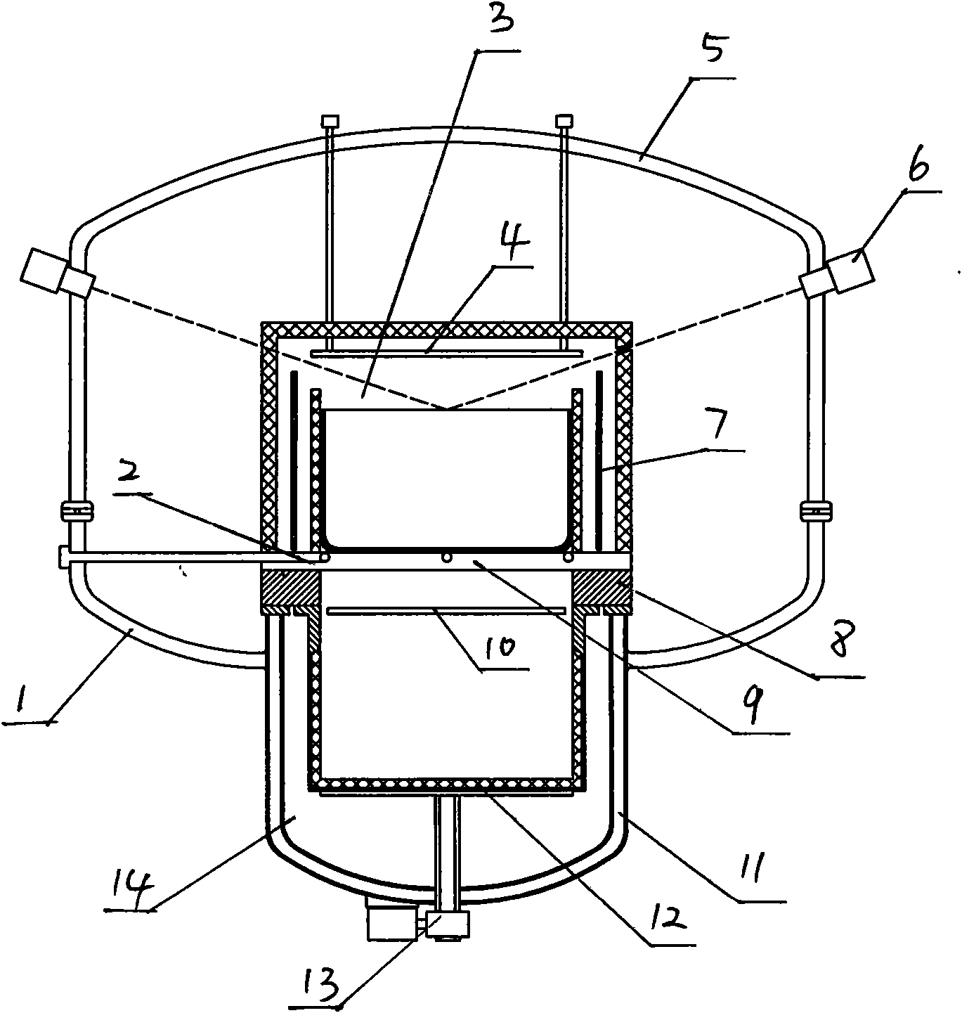 Polysilicon growth ingot furnace